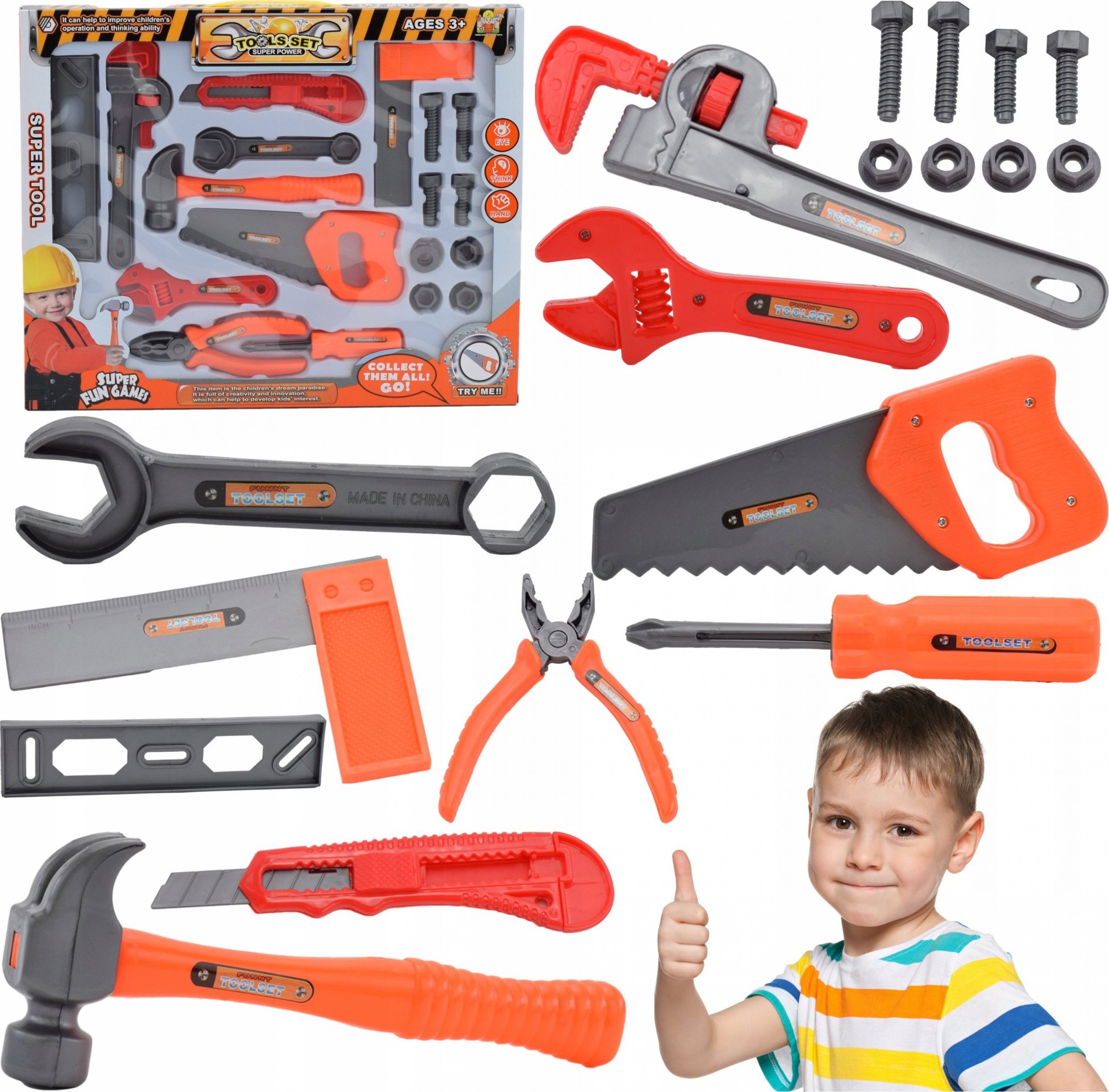 Skleplolki NARZĘDZIA ZESTAW MAJSTERKOWICZA DZIECI ZABAWKI