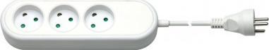 Goobay 3 gniazda 1.5 m biała (JAB-3709188)