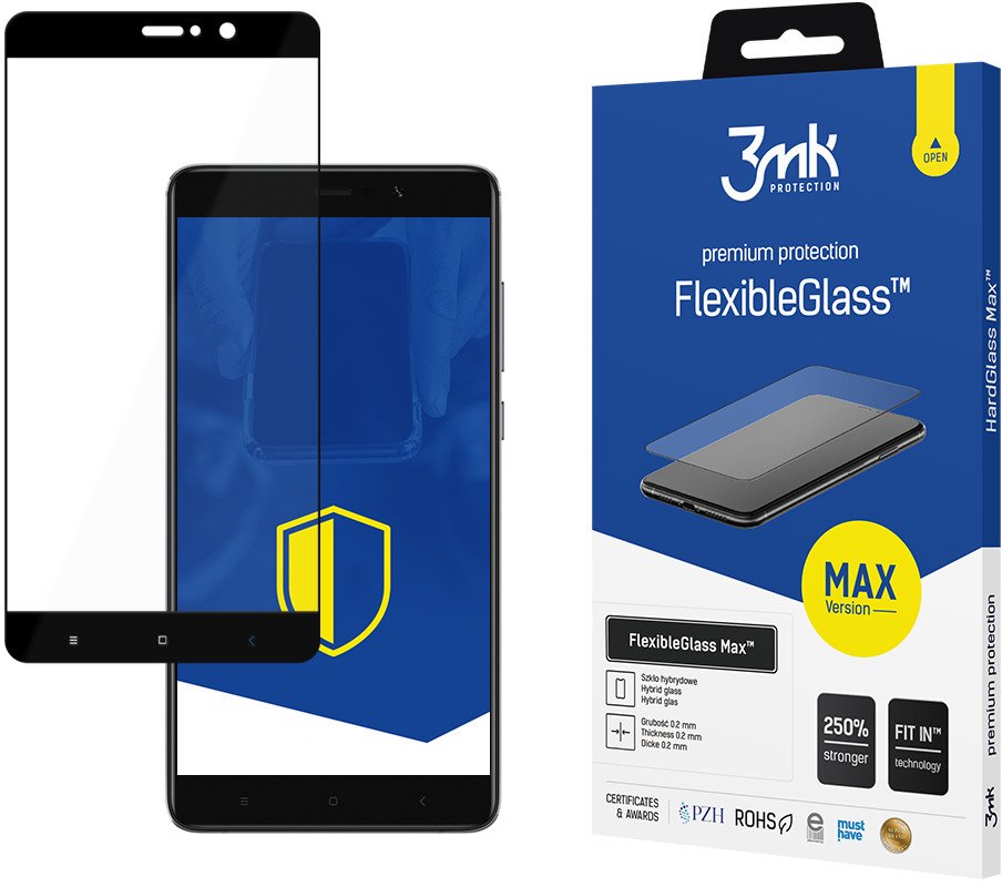 XIAOMI MI 5S PLUS - 3MK FLEXIBLEGLASS MAX BLACK