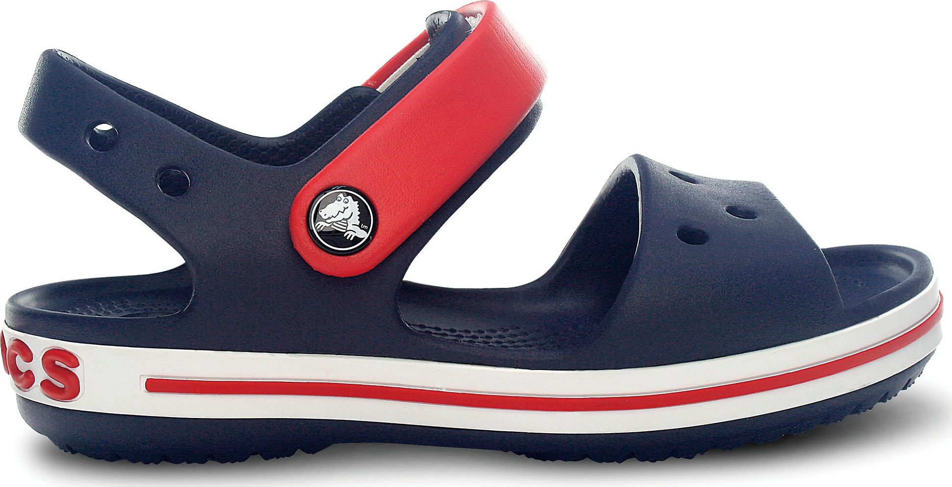 Crocs Sandały dziecięce Crocband Jr navy-red r. 20-21