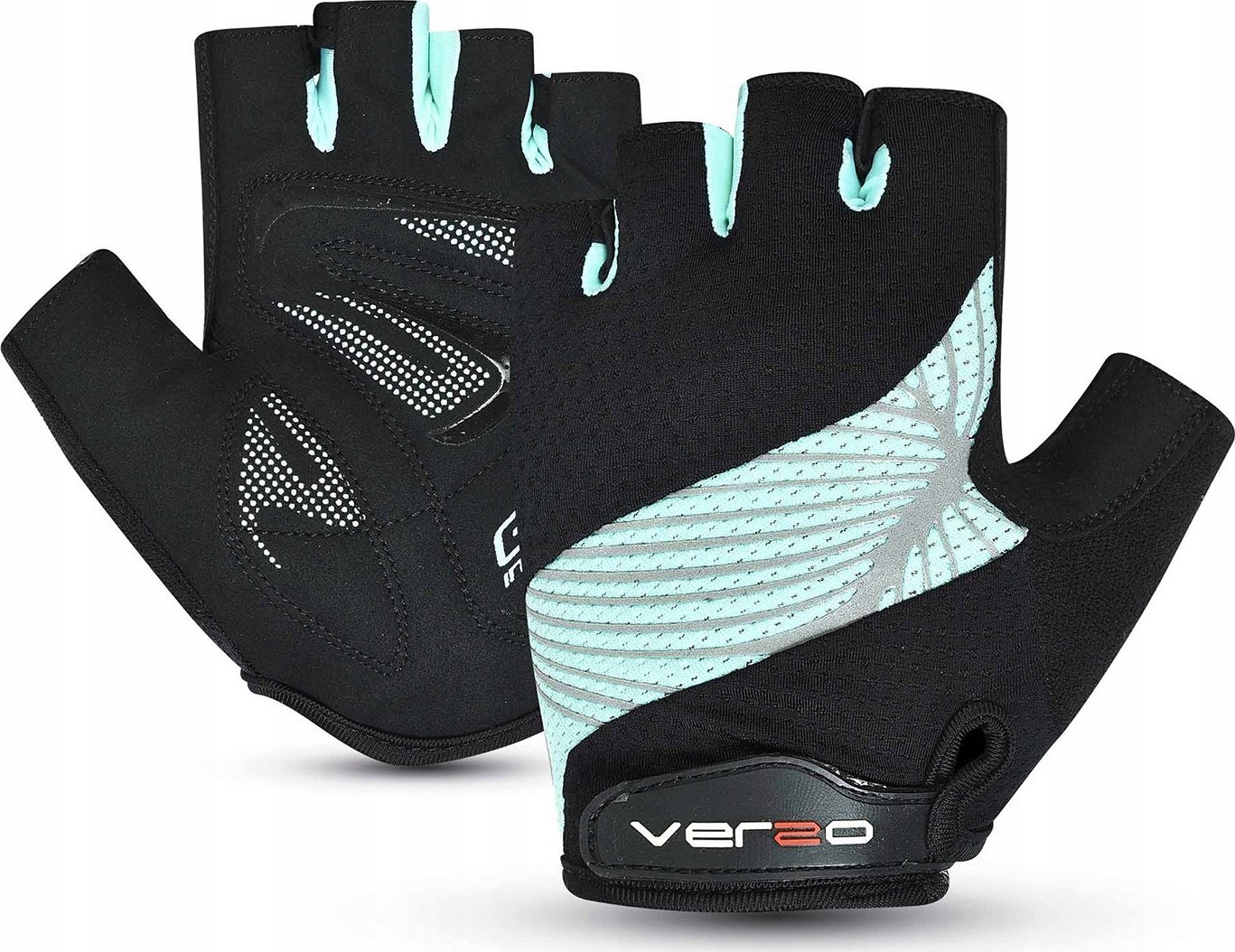 Rękawiczki rower Verso damskie SB-01-3017-CC czarno-niebieskie M