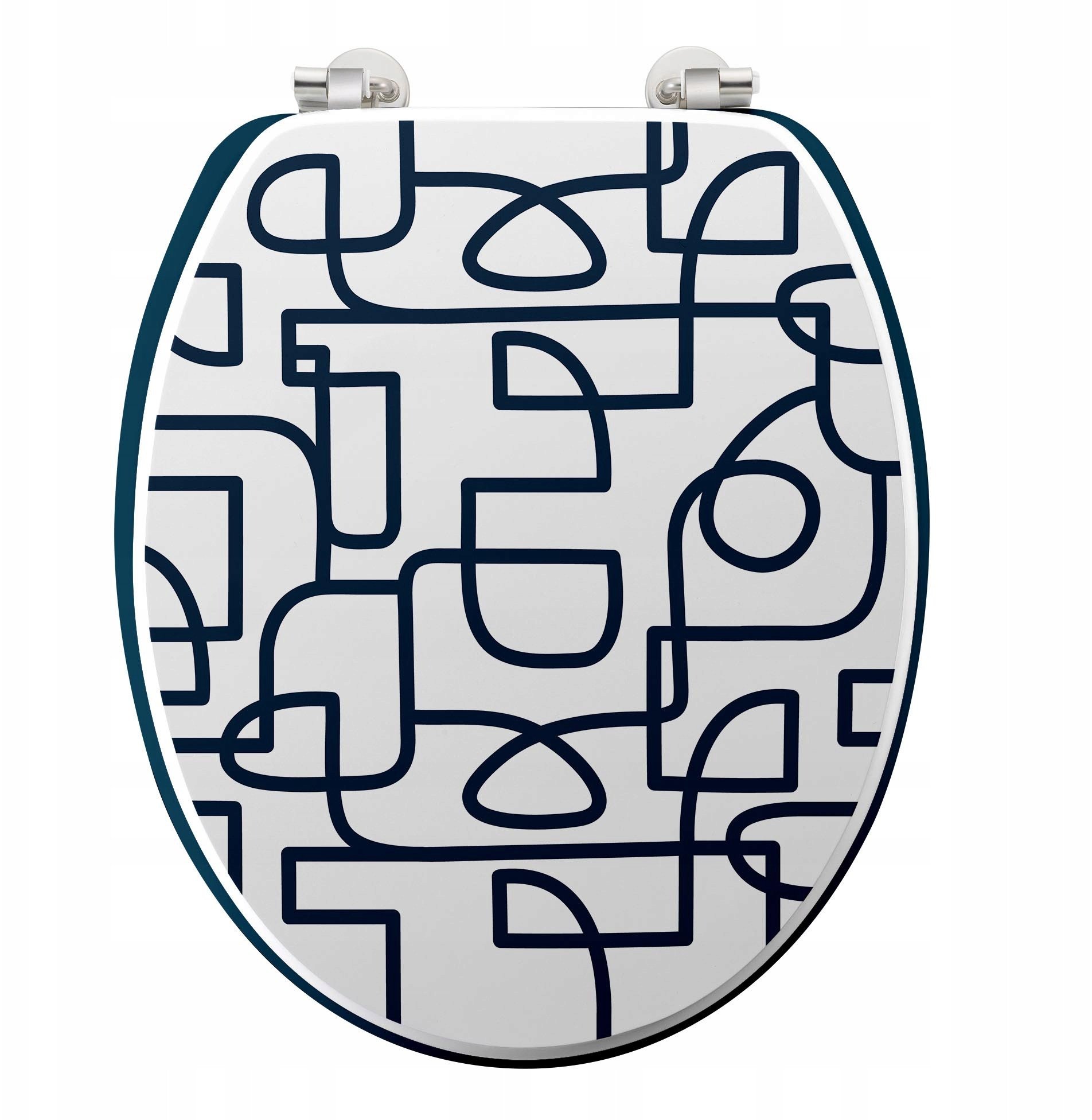 Deska sedesowa LABYRINTHE, MDF, 37,5 x 46 cm