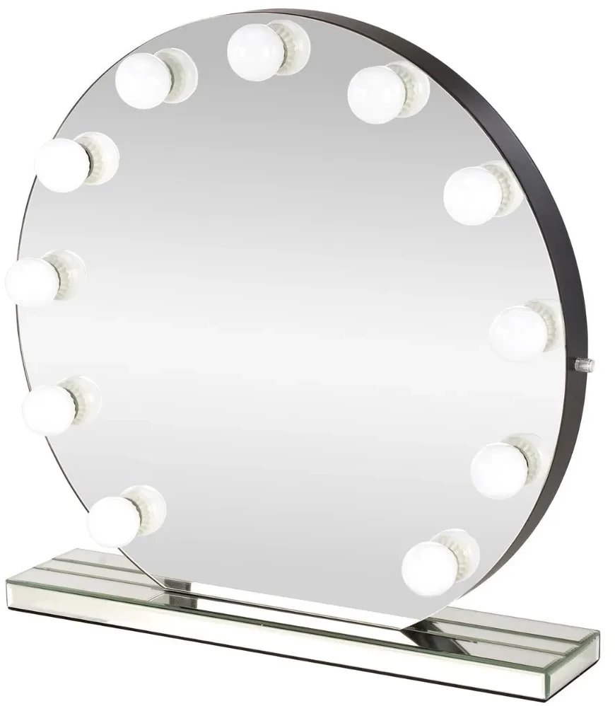 Lustro do toaletki TORANO 70x70cm z oświetleniem LED HALMAR