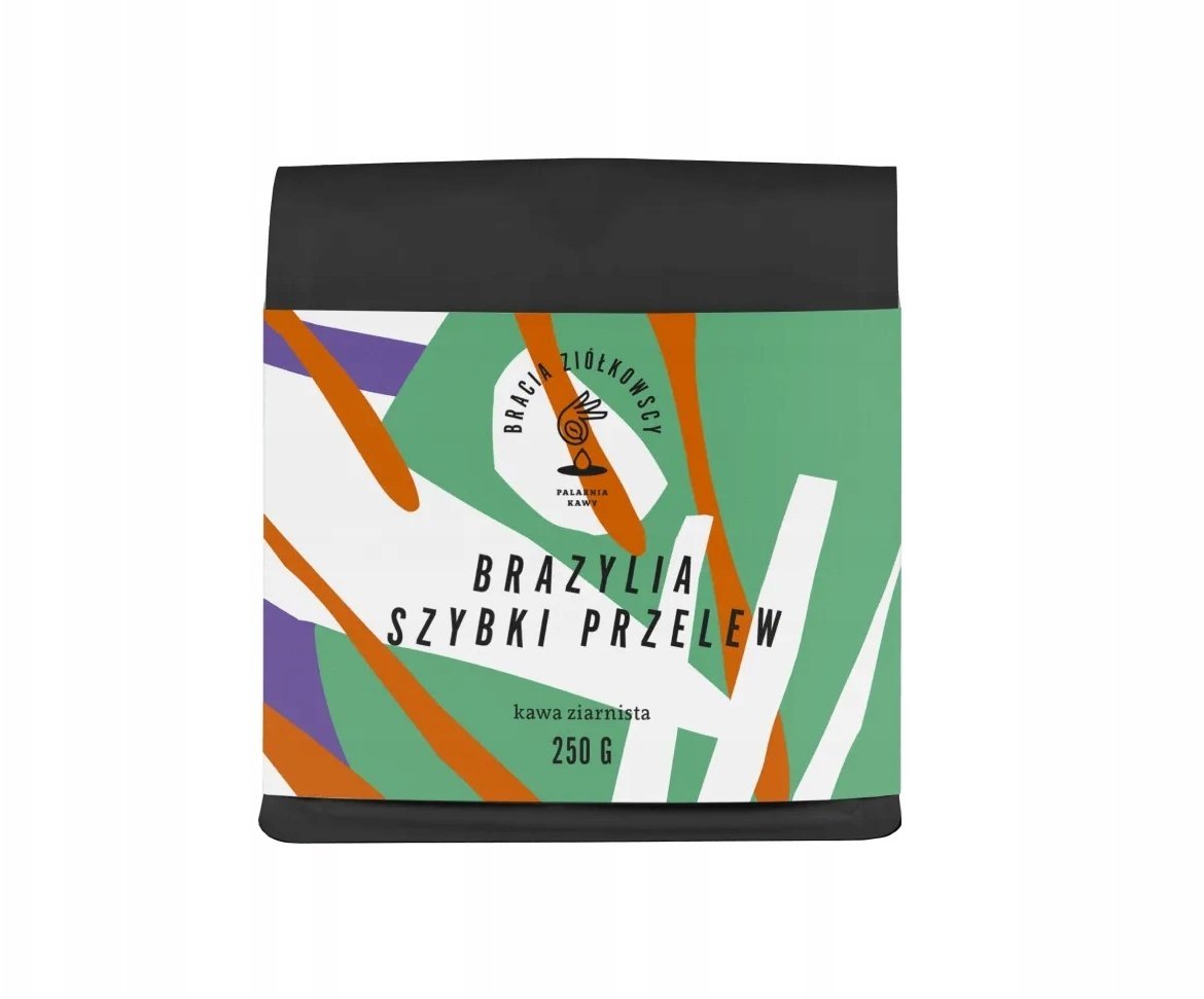 Kawa ziarnista Bracia Ziółkowscy Kawa ziarnista Brazylia Szybki Przelew 250g
