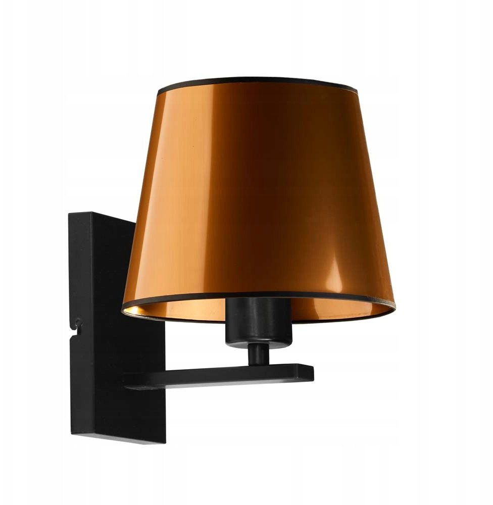 Kinkiet industrialny czarno-miedziany HVAR MIRROR lampa ścienna w stylu loft LED