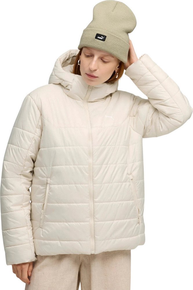 Kurtka damska Puma ESS Hooded Padded ecru 685231 87 L