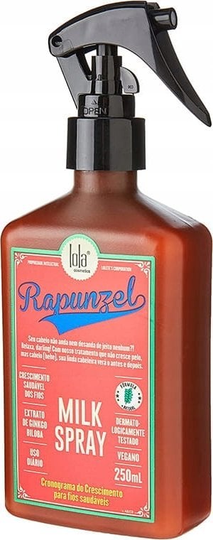 Alkotest LOLA COSMETICS_Rapunzel Milk Spray odżywka w sprayu do włosów 250ml