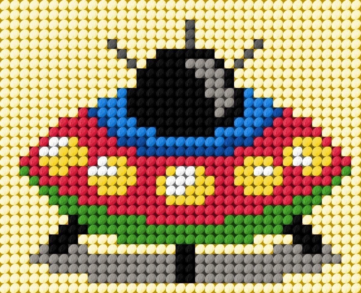 Haft. Moje pierwsze wyszywanie - Statek UFO EDUKAMP