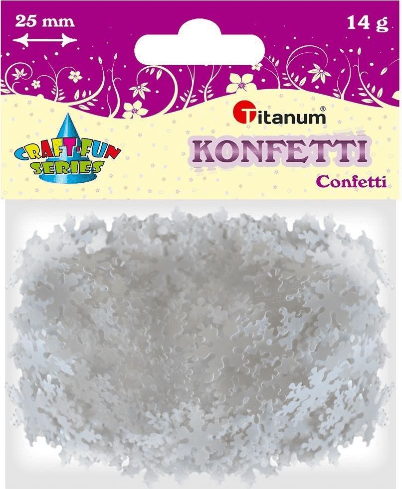 Titanum Konfetti płatki śniegu 14g