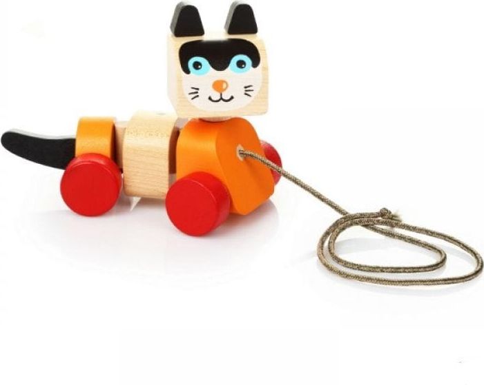 Cubika Zabawka do ciągnięcia kotek 18m+ Cubika