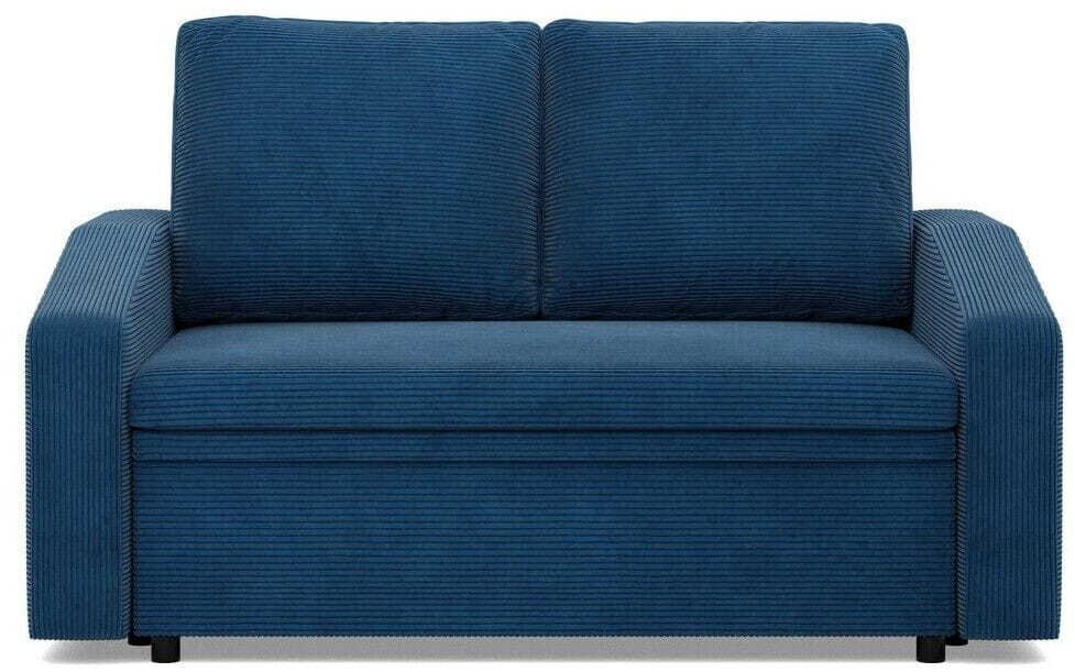 Adams Group Sofa z funkcją spania, BLOM, sztruksowy, 148x87x90 cm, granatowy