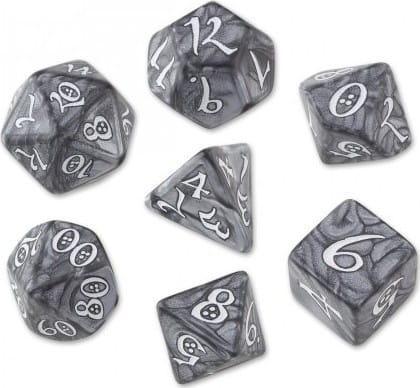 Q-Workshop Komplet klasyczny - Popielato-biały