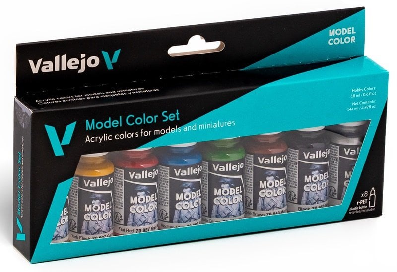 Vallejo: 70.260 - Model Color Set - Wargames Basics (8 x 18 ml)