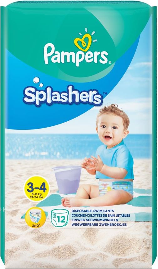 Pampers Splashers 3-4, 6-11 kg, 12 szt.