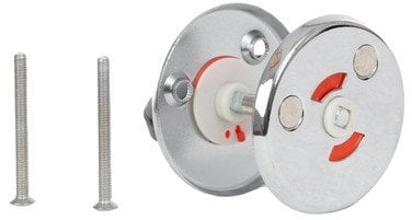 ESCUTCHEON 0350 STEEL BATHROOM CP