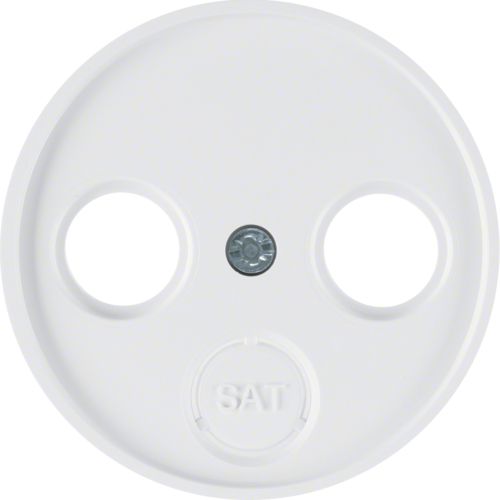 Berker Płytka czołowa do gniazda antenowego biały połysk (12032089)