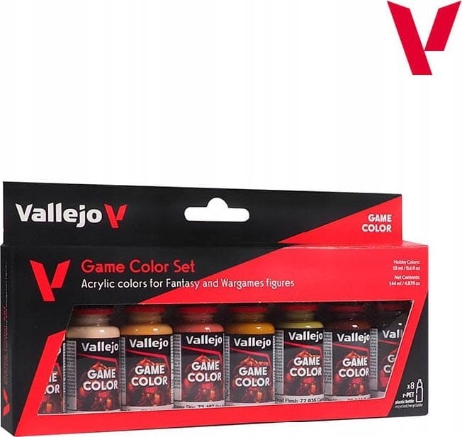 Vallejo Vallejo: 72.187 - Game Color Set - Skin Tone (8 x 18 ml)