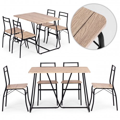 ModernHome Zestaw mebli stalowy MDF uniwersalny