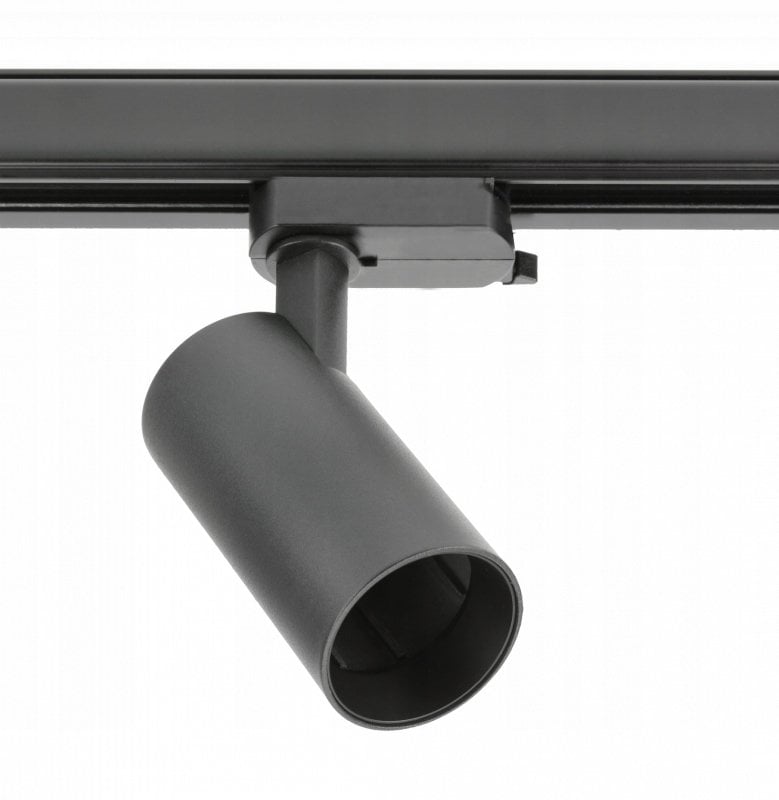 Oprawa na szynoprzewód 1-fazowy LIMA GU10 max.20W AC220-240V IP20 okrągła czarny XLT-LMAGU10OC-NB