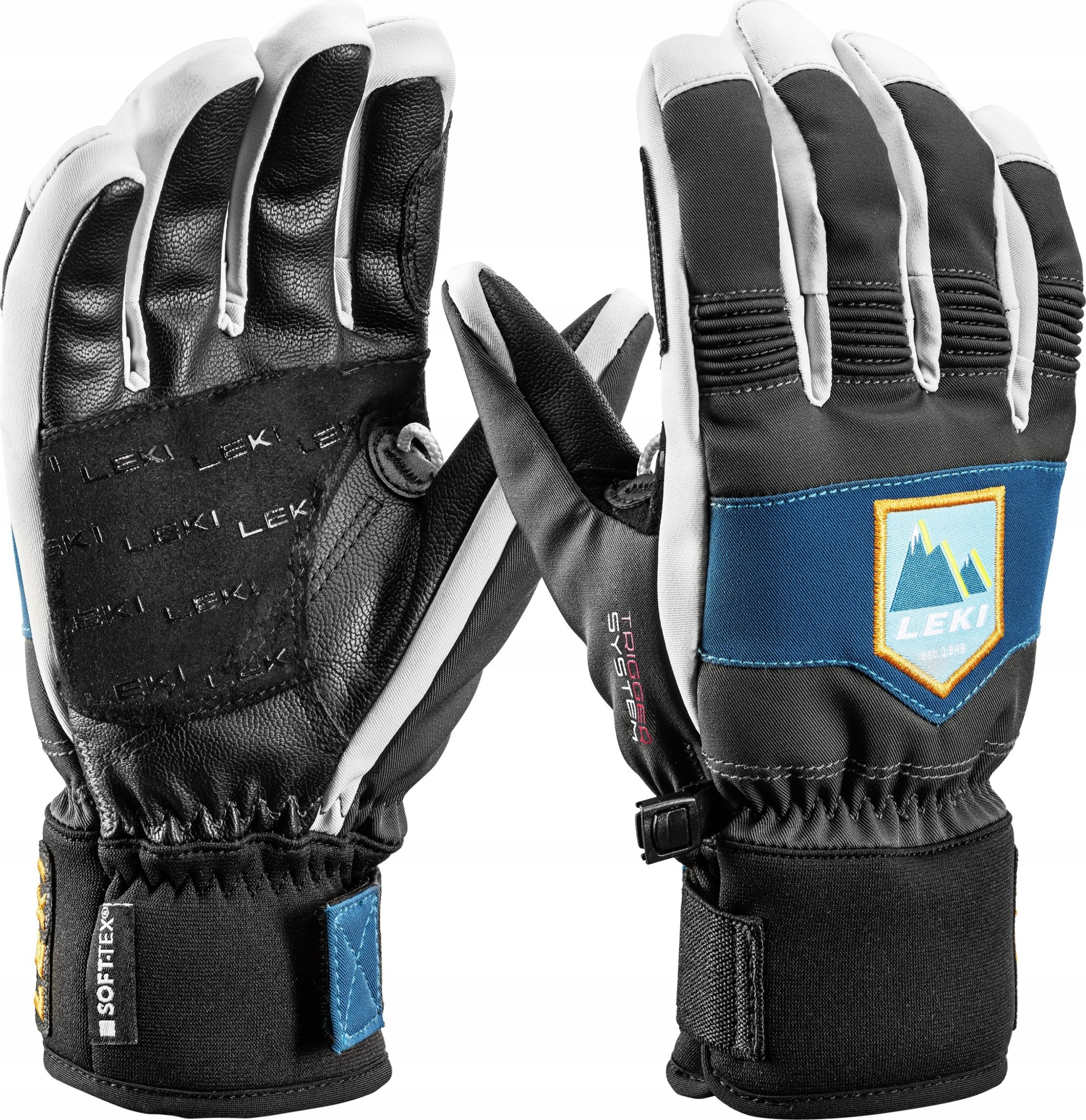 Leki LEKI RĘKAWICE Patrol 3D Junior graphite 6.0