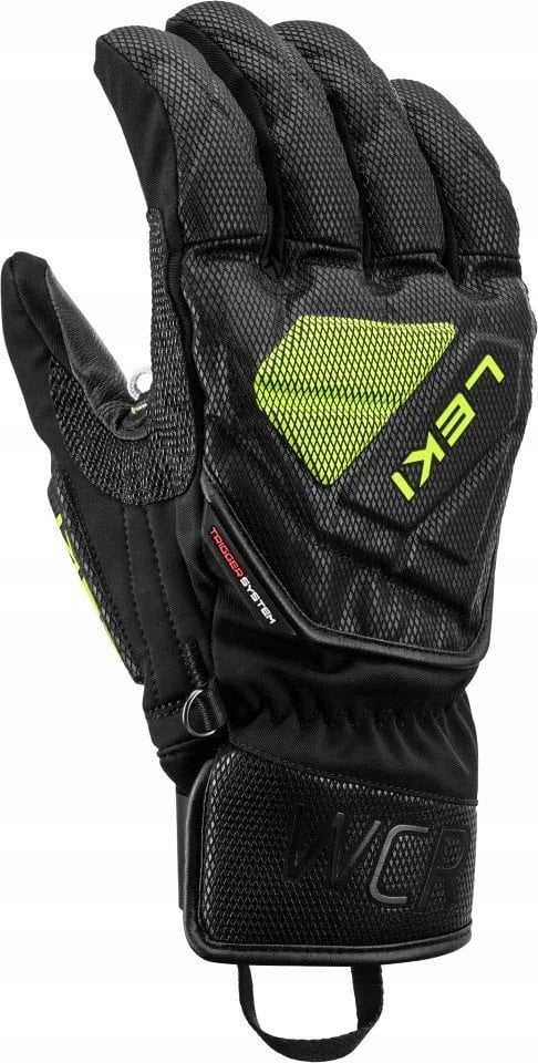 Leki LEKI RĘKAWICE WCR C-Tech 3D black-lemon 7.5