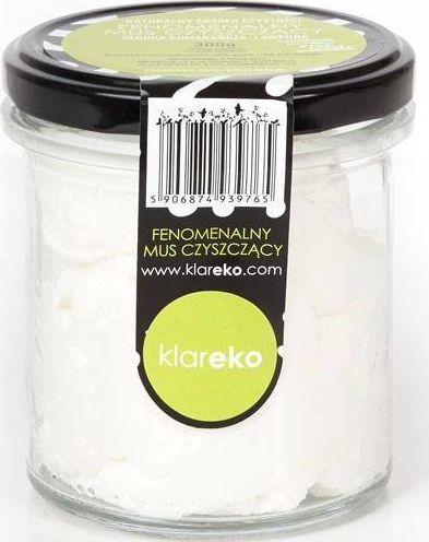 Klareko Fenomenalny Mus Czyszczący, Pomarańcza i Lawenda, słoik 300 g