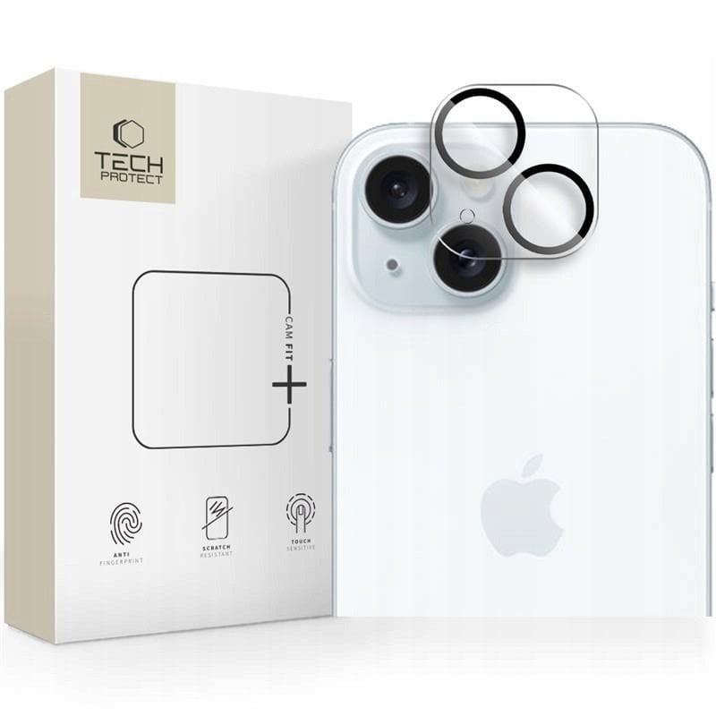 OSŁONA APARATU TECH-PROTECT CAM FIT+ IPHONE 14 / 14 PLUS / 15 / 15 PLUS CLEAR