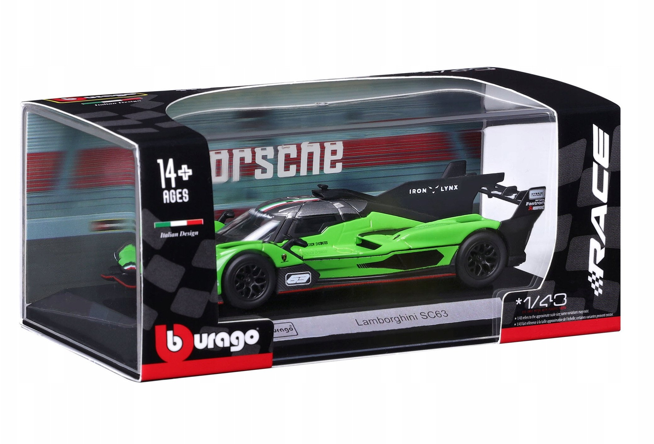 BBU 1:43 Race Lamborghini SC63 LMDH 38315 83153