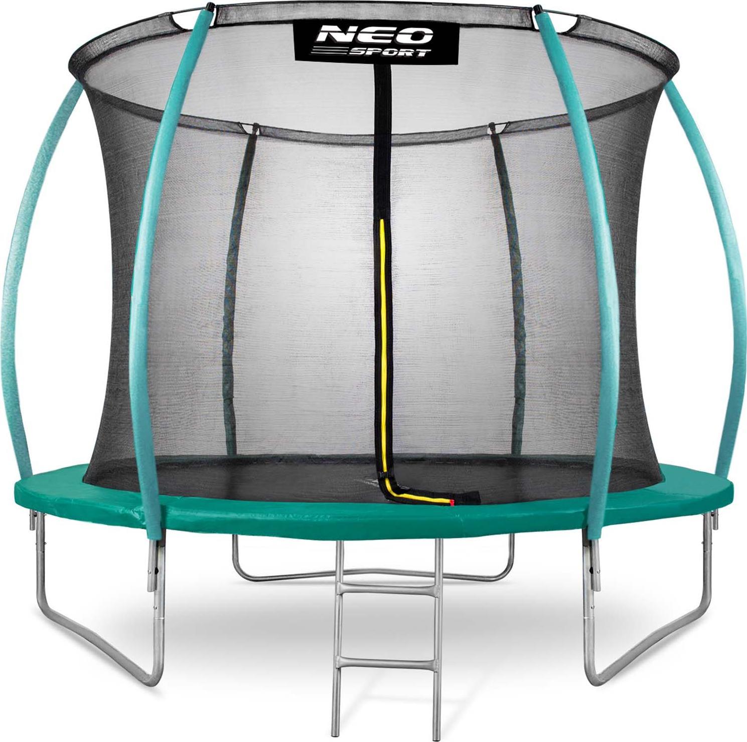 Trampolina ogrodowa Neo-Sport NS-08C181 z siatką wewnętrzną 8.5 FT 252 cm