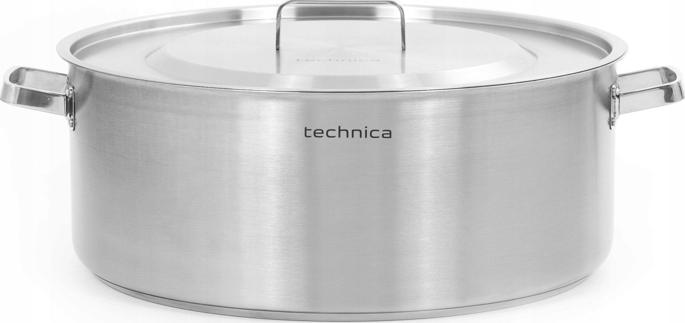 Technica Garnek do duszenia 39,3 l o średnicy 500 mm z pokrywką ze stali nierdzewnej | TECHNICA, Platinum Line