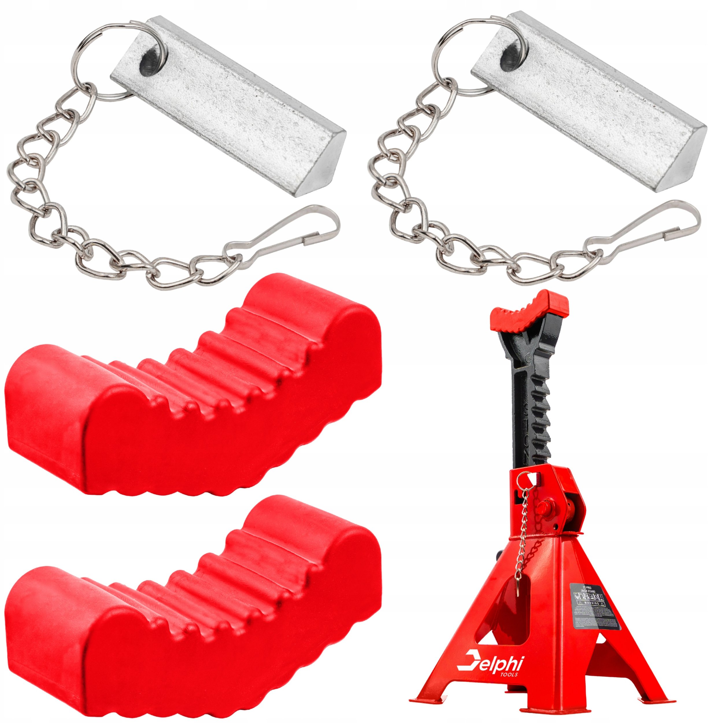 BLOKADA DO KOBYŁKI SAMOCHODOWEJ ZAWLECZKA ZATYCZKA GUMOWA PODKŁADKA 2x