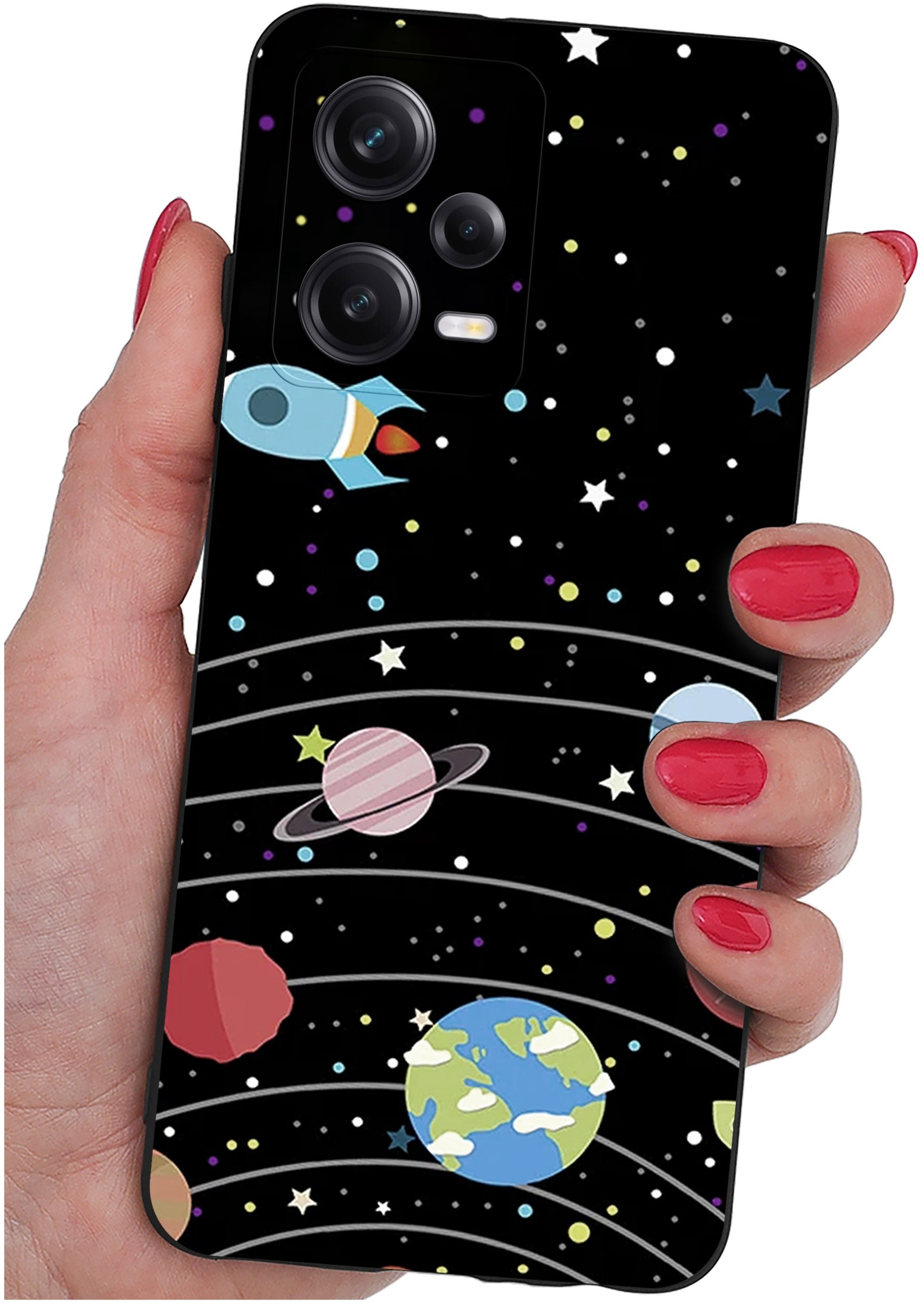 ETUI do Xiaomi Redmi Note 12 5G |Poco X5 5G | WZORY | SILIKONOWE MATT SZKŁO