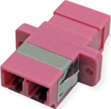 Triton Łącznik światłowodowy MM OM4, LC / LC duplex, fioletowy