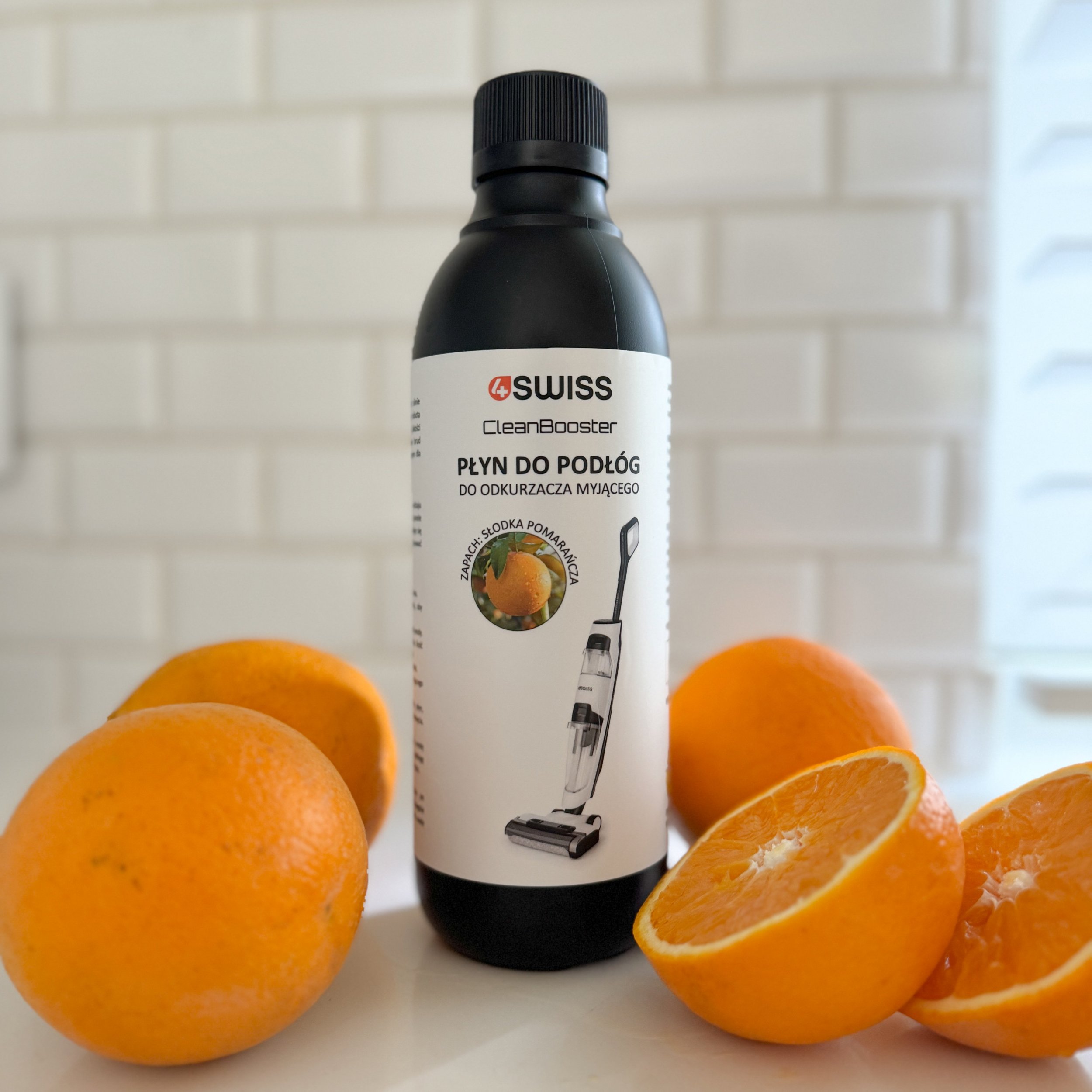 4Swiss płyn do podłóg do odkurzacza myjącego - słodka pomarańcza 0,5l