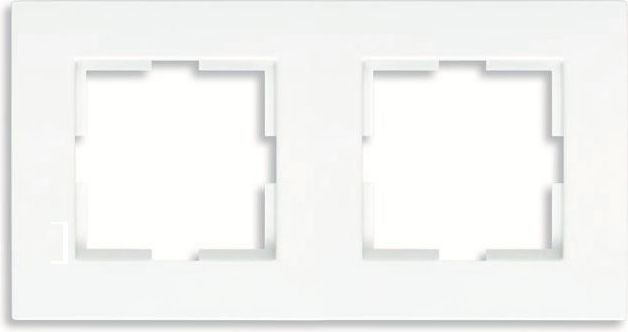 Viko Karre Ramka podwójna biała (90960261)