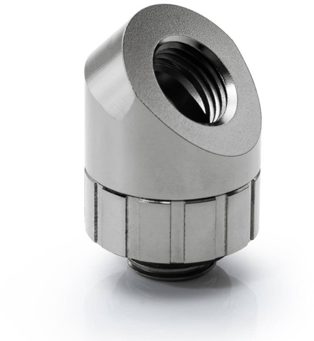 BitsPower Artemis 45 Grad Fitting - obrotowy, platynowy szary