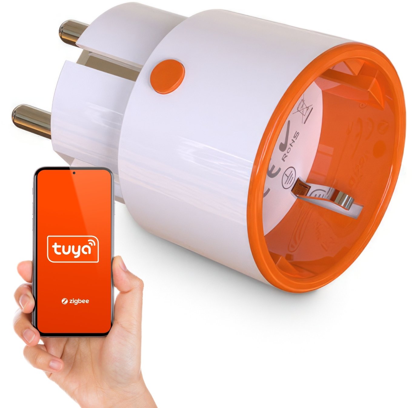 Inteligentne gniazdko Tuya Zigbee z pomiarem