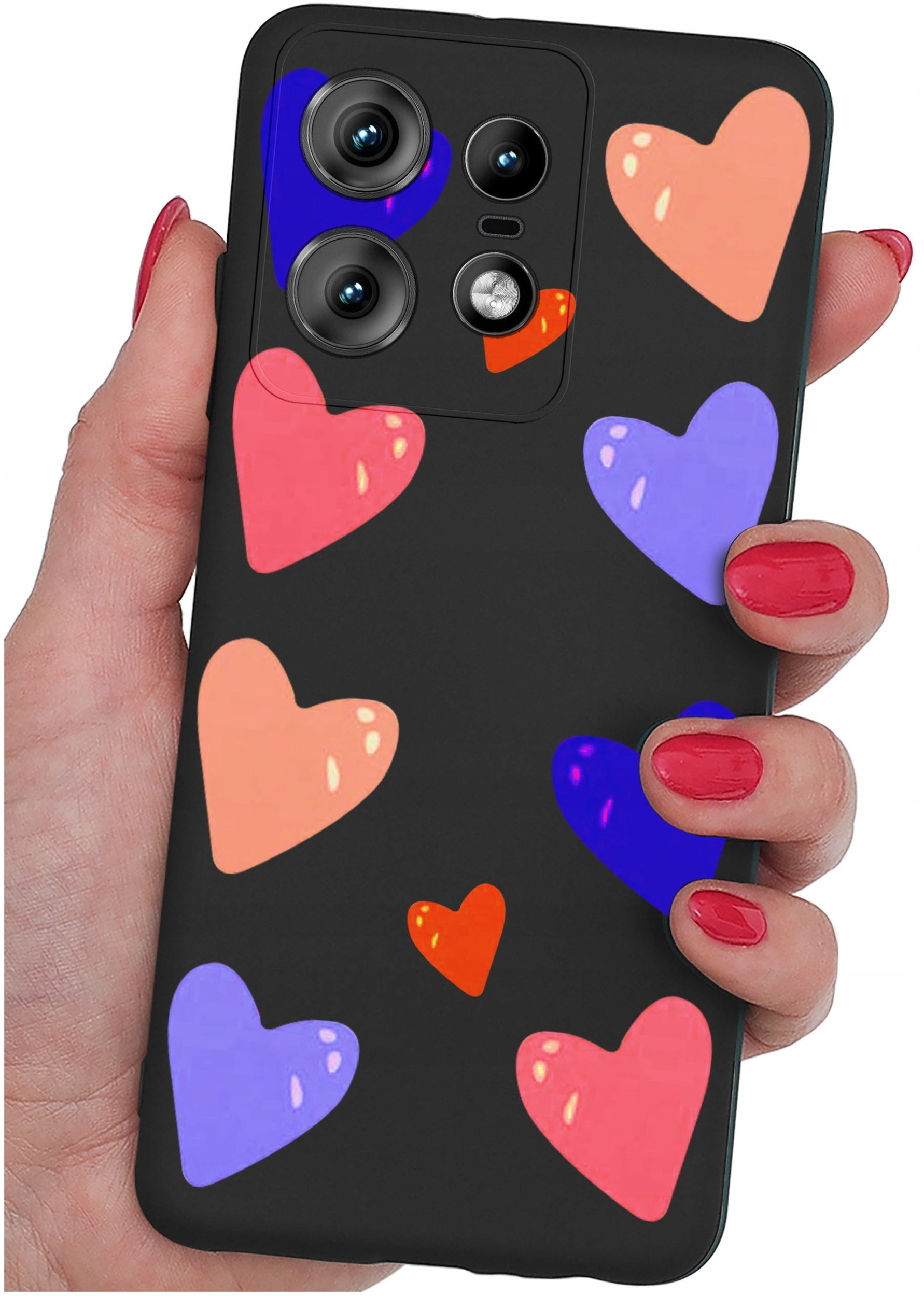 Etui do Motorola Moto EDGE 50 Pro WZORY |SILIKONOWE MATT CASE