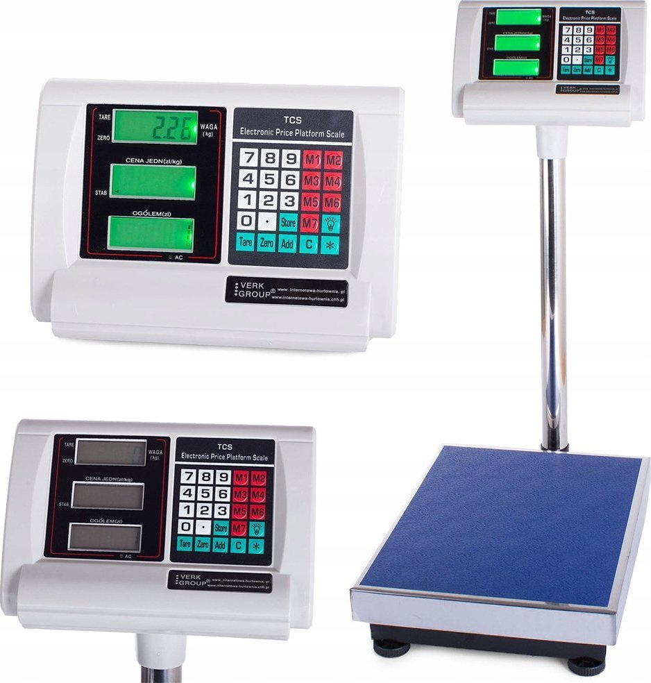 Verk WAGA SKLEPOWA MAGAZYNOWA ELEKTRONICZNA 100kg/20g