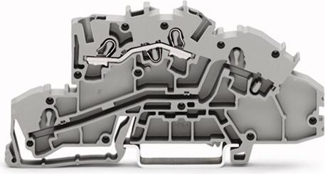 Wago Złączka szynowa 1-pietrowa 2,5mm2 L szara (2003-7650)