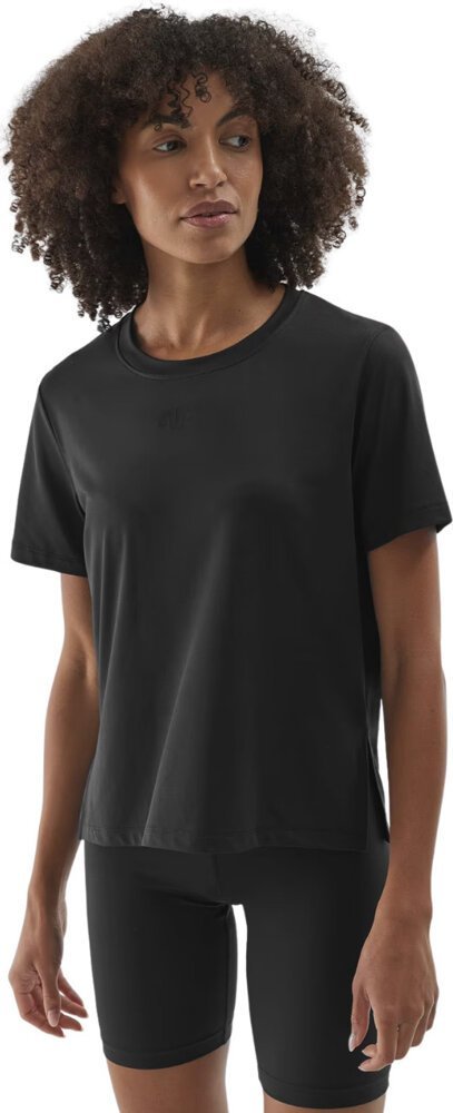 4f Koszulka damska 4F F1012 czarna 4FWAW24TFTSF1012 20S S