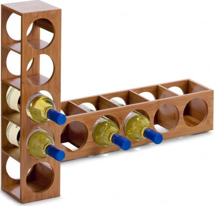 Zeller Zeller, Regał na wino, 12.5x13.5x53cm