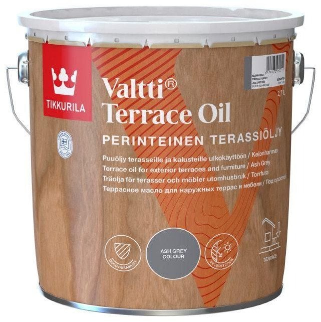 VALTTI TERRACE OIL GREY 2.7L
