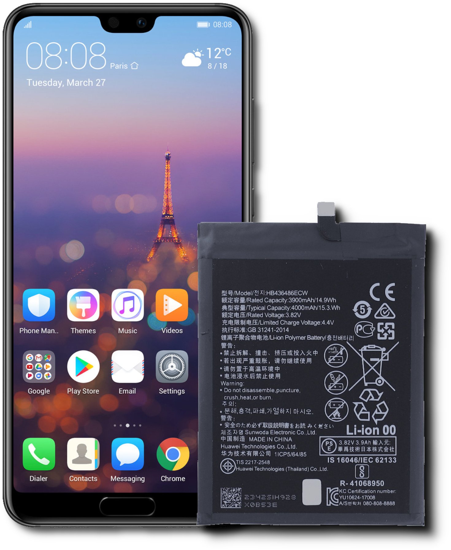 Bateria Mobilepart Bateria HB436486ECW do Huawei P20 Pro / Mate 10 / Mate 20 Świeża Produkcji