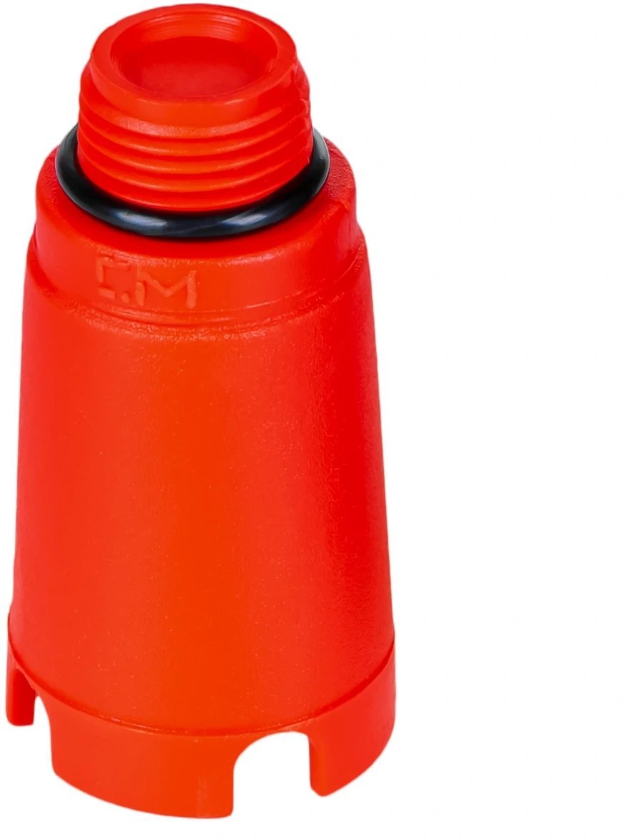 Korek tynkarski 1/2 x 20 PP-R bez odpowietrznika czerwony