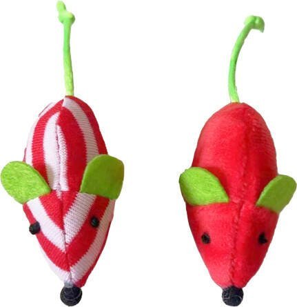 Buba Zabawka dla kota świąteczne myszki 2 szt.