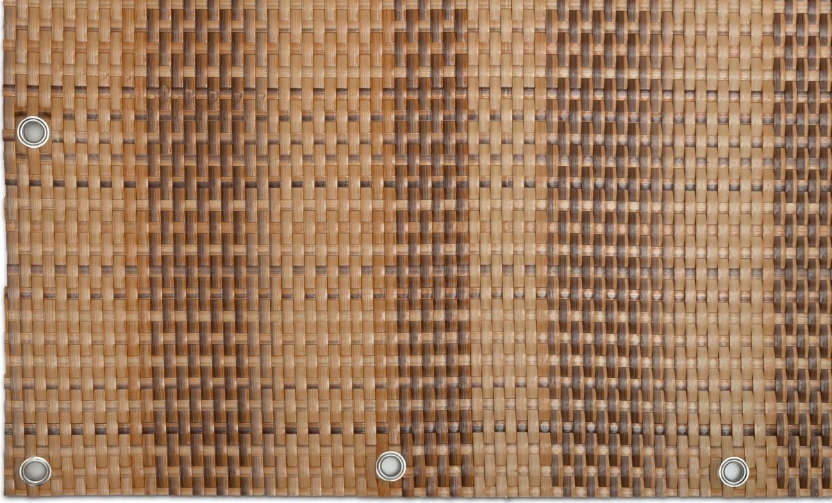 Basari Mata osłona na balkon OCZKOWANA NA WYMIAR SŁOMKOWY