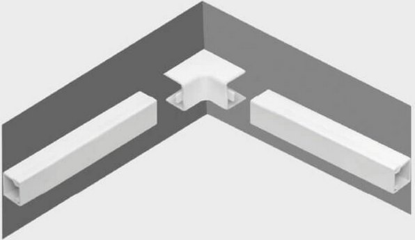 STASIŃSKI Osprzęt do listew elektroinstalacyjnych, narożnik wewnętrzny BIAŁY NW 35x18 (1szt.)