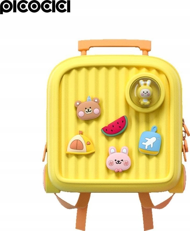 PICOCICI Mały plecak podróżny K33 żółty