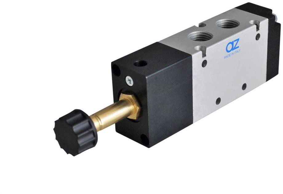 Pneumatyczny elektrozawór z powrotem sprężyną 5/2 Gwint 1/8 521 ME